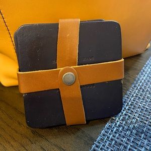 Portland Leather Goods Coasters NEW